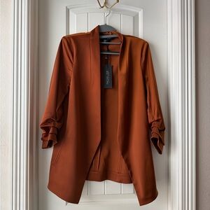 Rachel Zoe Burnt Orange Blazer